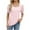 Pink, variant on Elegant Puff Sleeve Summer Tunic Women's Dressy Casual Eyelet Top with Solid Color Square Neck Black