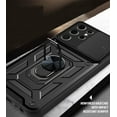 thumbnail image 6 of for Samsung Galaxy S21 Ultra Case, Slide Camera Lens Cover with Ring Kickstand Hybrid Armor Hard Luxury Phone Case for Galaxy S21 Ultra 5G for Women Men (Navy Blue, for Samsung S21 Ultra), 6 of 17
