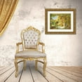 thumbnail image 3 of Messely, Johan 18x15 Gold Ornate Wood Framed with Double Matting Museum Art Print Titled - L apero chez les amis, 3 of 4