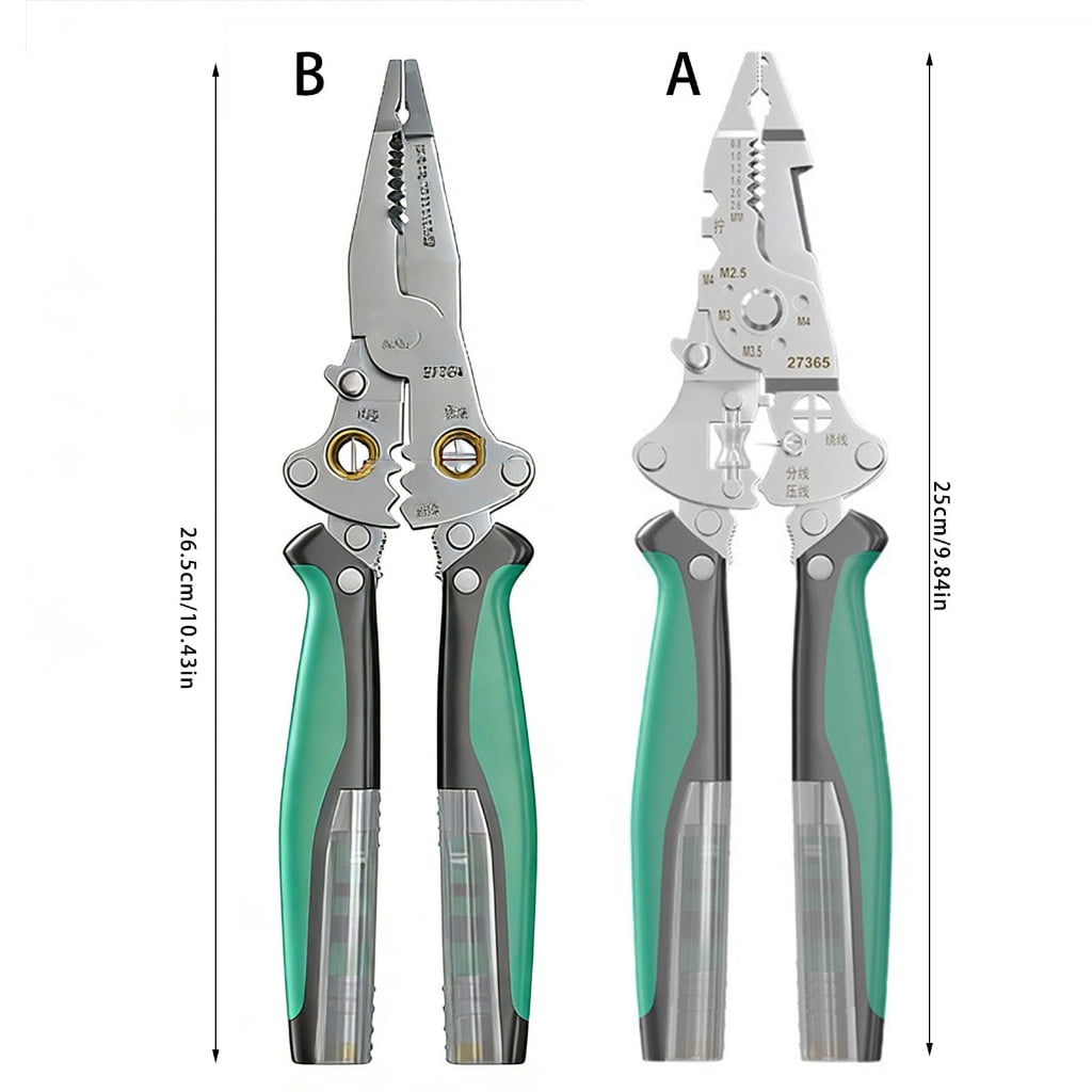 Heavy Duty Chrome Steel Wire Stripper With Voltages Detection And Easy