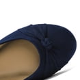 thumbnail image 4 of Veittes Women's Wide Width Flats Shoes - Round Toe Bow Comfortable Casual Ballet Shoes., 4 of 8