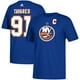 New York Islanders John Tavares Adidas NHL Silver Joueur Nom et Numéro T-Shirt – image 1 sur 2