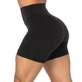 thumbnail image 4 of Funidos Women's High-Waisted Yoga Biker Shorts Seamless Tummy Control Workout Shorts for Women High Elasticity Gym Running, 4 of 4