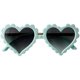 thumbnail image 1 of Gafas de sol en forma de corazón para niños y niñas, gafas de fotografía vintage anti-UV para fiesta de bebé, playa (verde), 1 of 5