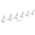 thumbnail image 1 of Unique Bargains Silver Wall Mounted with 6 Hooks Coat Hook Rack Wall Hanger, 1 of 7