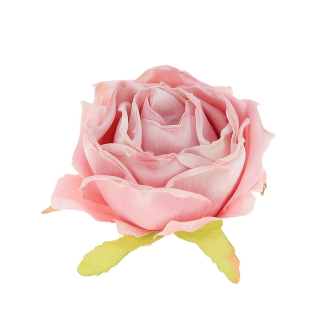 Accesorios Únicos 1 Pc Clip de Cabello de Rosa de Simulación de Moda Clip de Peinado Rosa