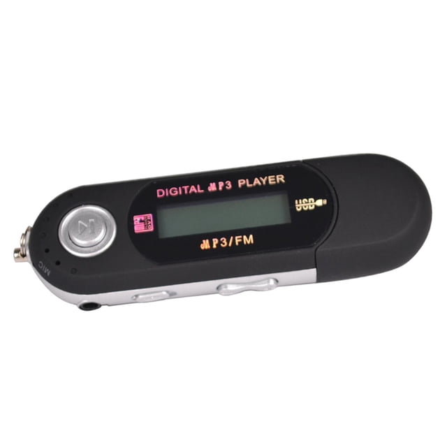 Grabación de reproductor digital de vídeo musical 4Gb USB Mp4 Mp3 negro