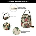 thumbnail image 4 of FORMRS Crossbody Bag for Women Quilted Travel Shoulder Cell Phone Purse with Chain Strap Handbag, Red Christmas Poinsettia, 4 of 7