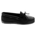 thumbnail image 2 of Minnetonka Women's Moosehide Classic Moccasins, 9.5 M Black, 2 of 4