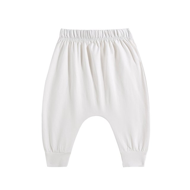 Pantalones gordos de algodón para bebés Pantalones casuales con cintura elástica ancha yeacher Pantalones