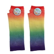 Way To Celebrate St. Patrick's Day Rainbow Mesh Glove and Pin Set