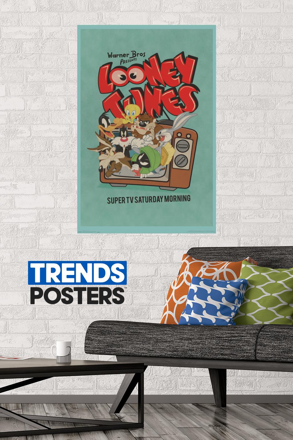 Looney Tunes - Group - Super TV Saturday Morning Wall Poster, 22.375" x 34"
