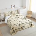 thumbnail image 4 of Retro Airplane Bedding Comforter Sets Queen Size,Propeller Airplane Comforter Set Adults,Old Fashioned Aircraft Bedding Hand Drawn Style Vintage Pattern Duvet Insert Military Airplane Decor, 4 of 6