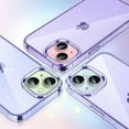 thumbnail image 6 of JETech Glitter Case for iPhone 15 6.1-Inch, Bling Sparkle Shockproof Phone Bumper Cover, Cute Sparkly for Women and Girls (Light Purple), 6 of 7