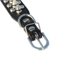 thumbnail image 2 of 2X Collar de para Perro Claveteado Tachonado 1 Pulgadasancho para la Pequena / X-Razas Pequenas y Cachorros (Negro, S: para Cuello 6-8 Pulgadas), 2 of 4