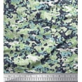 thumbnail image 1 of Soimoi Rayon Fabric Two Tone With White Camouflage Print Fabric by Yard 42 Inch Wide, 1 of 1