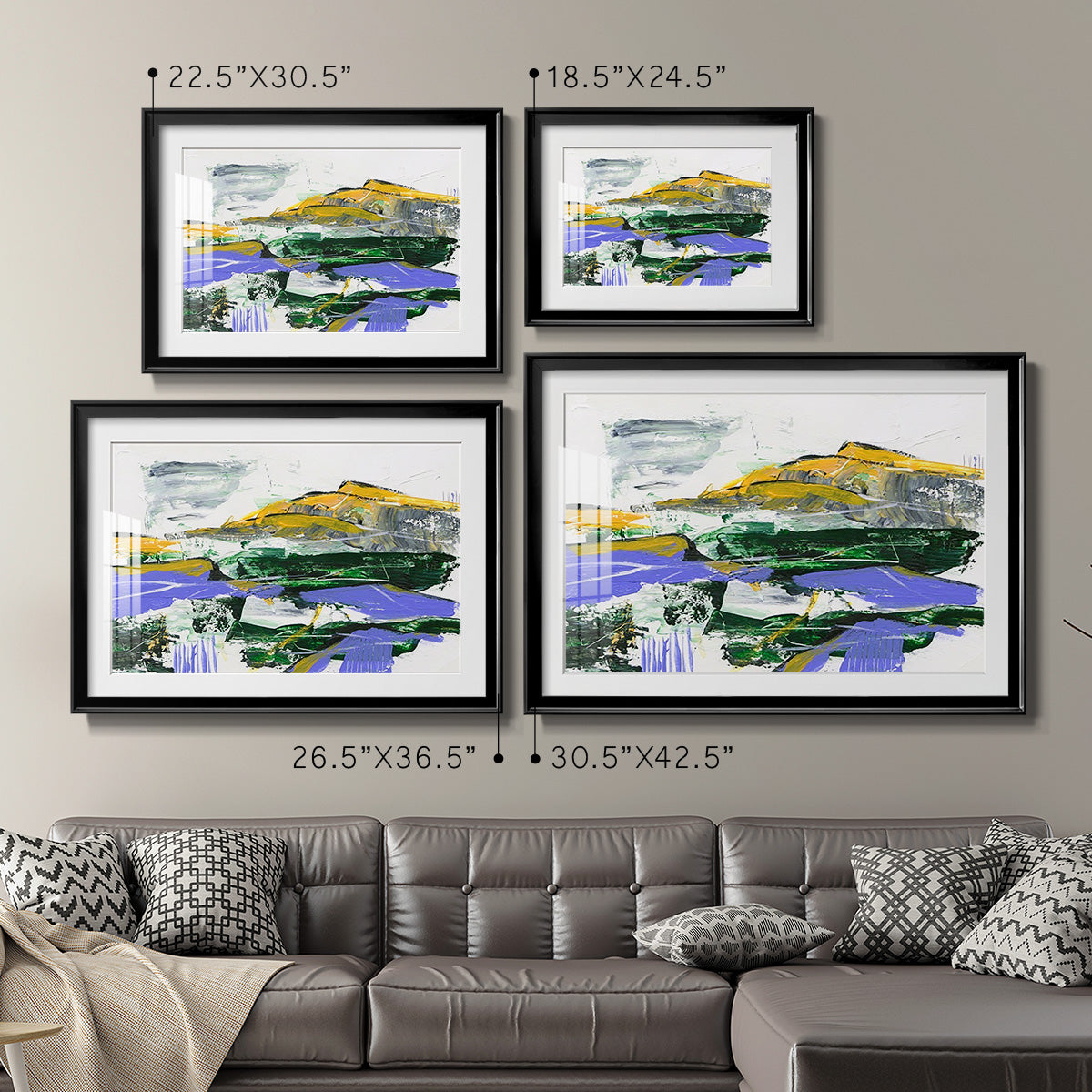 Silent Mountain VI Premium Framed Print - Ready to Hang