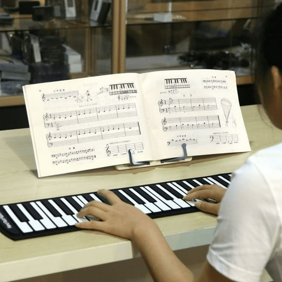 Atril para partituras, órgano electrónico, acordeón, piano guzheng, atril para partituras, tablero para piano eléctrico, atril plegable de escritorio portátil para lectura de partituras