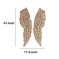 thumbnail image 4 of Angel Wings Statue Wall Art, Set of 2, Brown, 4 of 4