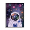 thumbnail image 4 of Stupell Industries Cosmic Universe Reflection Astronaut Helmet Galaxy Stars Framed Wall Art, 11 x 14, Design by Lisa Perry Whitebutton, 4 of 5