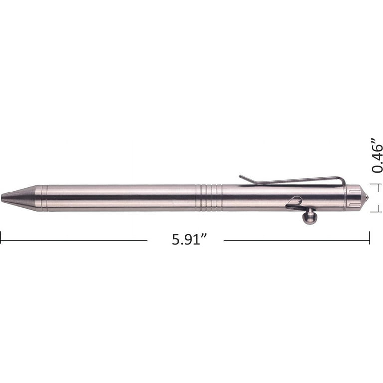 SMOOTHERPRO Bolt Action Pen Stainless Steel Pen with Decent Durable  Stainless