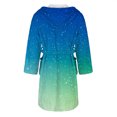 thumbnail image 5 of MEICHEN Bath Robes for Women Fashion Plush Fleece Hooded Bathrobe Thick Nightgown with Pockets Sleepwear Women's Essentials Summer Loungewear, 5 of 5