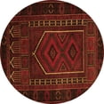 thumbnail image 1 of Ahgly Company Indoor Round Persian Orange Traditional Area Rugs, 4' Round, 1 of 1