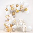 thumbnail image 7 of 100 Pcs White Balloon 12 inch, White Latex Balloons for Birthday Party Baby Shower Wedding with 2 Ribbons, 7 of 7