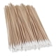 thumbnail image 1 of 500 bastoncillos de algodón de 15 cm de largo con mango de madera y mango largo para uso doméstico y comercial., 1 of 8