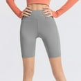 thumbnail image 4 of CONFREE Womens Biker Shorts High Waist Compression Legging Shorts For Women Solid Color Workout Exercise Fitness Yoga Shorts, 4 of 4