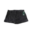 thumbnail image 2 of "Aurora" Women’s Super High Rise Seamed Jean Shorts by Wild Fable (Size 6, Black), 2 of 6