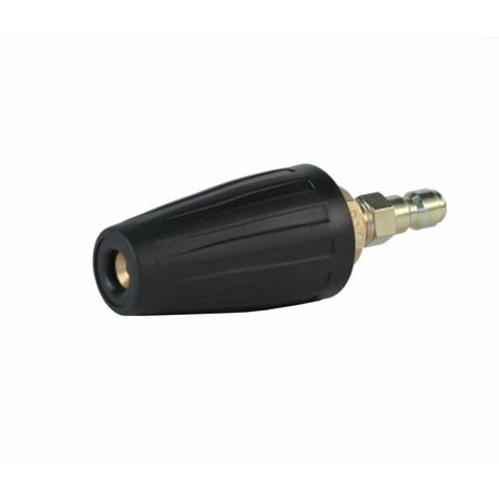 Warn Quick Connect Power Accessories - Erie Tools Pressure Washer Rotating Turbo Nozzle 3000 PSI 3.0 Orifice 2.5 GPM with 1/4in. Quick Connect Plug