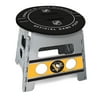 14" Gray and Black NHL Pittsburgh Penguins Folding Step Stool