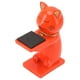 thumbnail image 4 of Watch Display Stand Cat Figurine Resin Watch Holder Decoration Storage Rack for Jewelry Bracelet Necklace Orange, 4 of 5