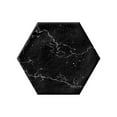 thumbnail image 5 of The Tile Life Cadiz Black Hexagon Matte Porcelain Floor & Wall Tile, 8 x 9 in, 24-Piece, 5 of 9