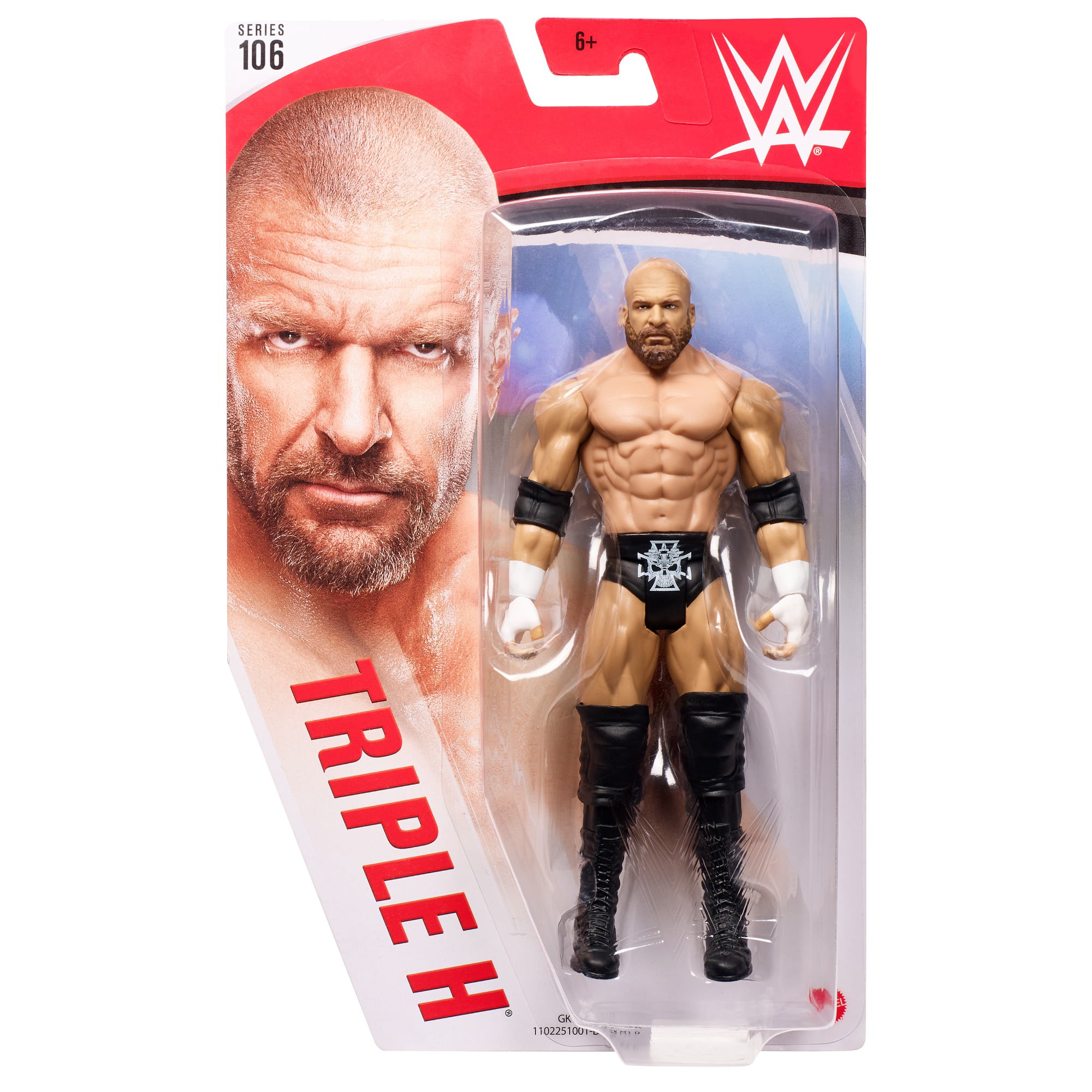 WWE Triple H Action Figure Posable 6-in Collectible for Ages 6 Years Old and Up