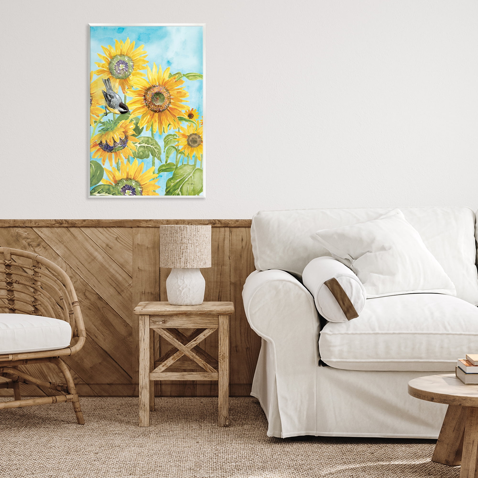 Stupell Industries Sunflower Honey Bird Wall Plaque Art, design by Tim Coffey
