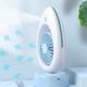 thumbnail image 3 of Usb Rechargeable Mini Portable Handheld Desktop Mist Spray Fan Air Cooler Blue, 3 of 5