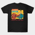 thumbnail image 1 of Rock 'Em Sock 'Em Robots Titans Retro Boxing T-Shirt K2586, S-5XL, 1 of 4