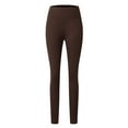 thumbnail image 6 of Riforla Womens Leggings High Waisted Non See Through Workout 4 Way Stretch Squat Proof Comfortable Fitness Slim Fit No Pockets Pants for Women Coffee XXXL, 6 of 6