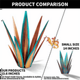 thumbnail image 6 of 2X Large Tequila Rustic Sculpture, Rustic Metal Agave Plants for Outdoor Patio Yard, Home Decor Hand Painted 55cm, 6 of 7