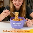 thumbnail image 5 of Tusjiain Ramen Cooker Bowl - 45 oz Microwaveable Noodle Bowl BPA Free with Chopsticks  (purple), 5 of 7