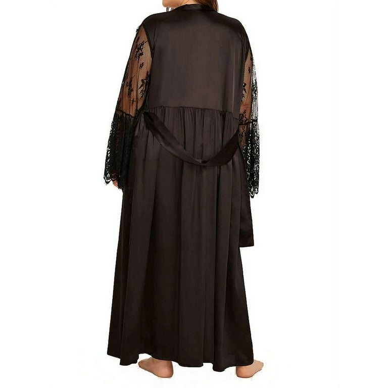 Skksst Womens Babydoll Satin Silk Sleepwear Lace Bride Nightdress