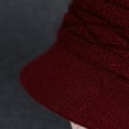 thumbnail image 5 of Prolriy Winter Hats for Women, Women's Woolen Knitted Warm Basin Hat Padded Cotton Hat Womens Hats Wine, 5 of 6