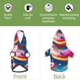 thumbnail image 6 of Cauagu Starry Sky Colorful Donut Pattern Winter Pet Hoodie Sweatshirts- Dog Hoodie Sweater with Leash Hole - Cute Dog Hoodie - Pet Clothes Puppy Cat Custume -X-Small, 6 of 8