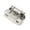 Satin Nickel-30, variant on 60 Pack Matte Black Semi-overlay Self-closing Face Frame Cabinet Hinges