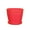 Red, variant on D-GROEE Colorful Petal Shape Plastic Plant Pot Planter Flower Pot with Pallet Tray Saucer for Decoration of Home Office Desk Garden Flower Shop