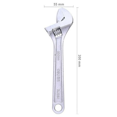 

Sales Promotion!DL010A 10Inch DeLi Multi-Function Adjustable Wrench Light Handle Opening Shifting Spanner Laser Scale B