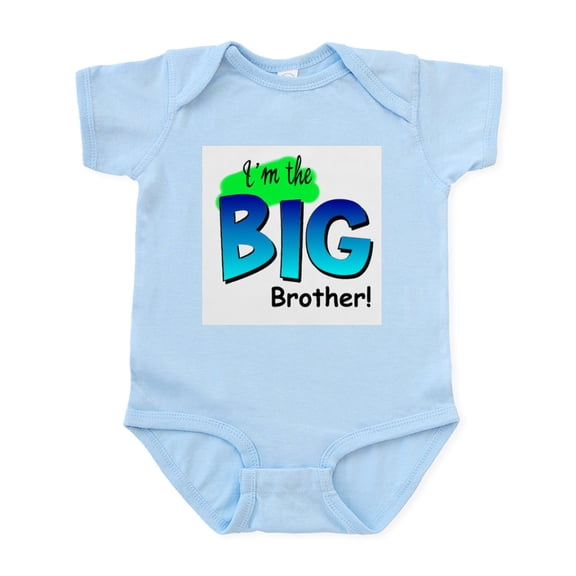 CafePress - I'm Big Brother Infant Bodysuit - Baby Light Bodysuit, Size Newborn - 24 Months
