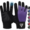 thumbnail image 1 of RDX Weight Lifting Gloves Gym Workout, Full Finger Touch Screen, Breathable Anti Slip Padded Palm Protection, Fitness Strength Training Powerlifting HIIT WOD Exercise, Men Women Home Gym Cycling, 1 of 1